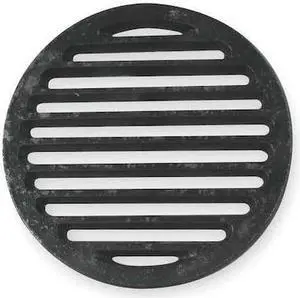 ZORO SELECT 1PPF3 Shower Drain Grid,Pipe Dia 6 In,CI