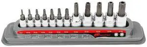 INGERSOLL-RAND 752031X 12 Piece Tamper Proof Torx Bit Socket Set