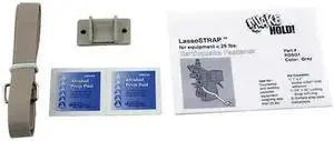 QUAKEHOLD! RD.S.G.1 Lasso Strap Fastener, 25 Lbs,Gray