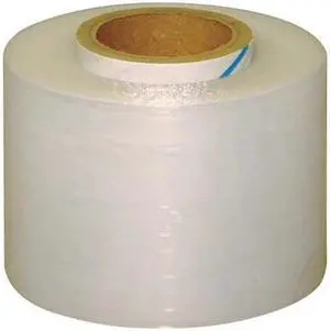 ZORO SELECT 15C014 Hand Stretch Wrap 3" x 600 ft., Cast Style, Clear