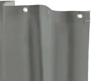 KENNEY MFG KN41439 Medium Weight PEVA Shower Curtain Liner, 70" W x 72" H, Gray