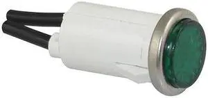 ZORO SELECT 20C848 Flush Indicator Light, Green,120V