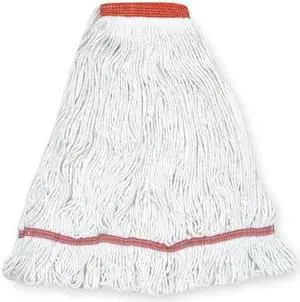 TOUGH GUY 1TYU1 1 in String Wet Mop, 22 oz Dry Wt, Slide On Connection,