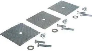 ZORO SELECT SB-48-GDK Speed Bump Glue Down Kit, Stainless Steel, Steel, 4 in