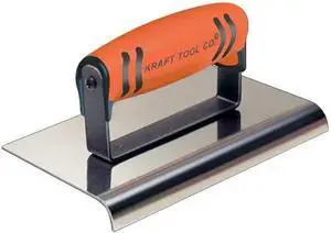 KRAFT TOOL CF136PF Stainless Steel Cement Edg,6" x 6" 1/8"R KRAFT TOOL CF136PF Stainless Steel Cement Edg,6" x 6" 1/8"R