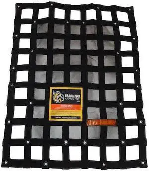 GLADIATOR CARGO NETS GAN-100 Heavy-Duty, Certified Cargo Net: ATV, Utility