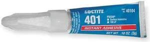 LOCTITE 233641 Instant Adhesive, 401 Series, Clear, 0.1 oz, Tube