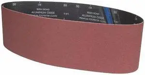 ZORO SELECT 78072775310 Sanding Belt, 6 in W, 48 in L, Coated, Aluminum Oxide,