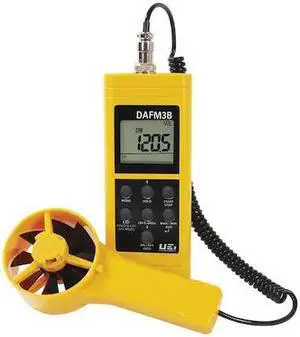 UEI TEST INSTRUMENTS DAFM3B Anemometer with Humidity, 99 to 3937 FPM
