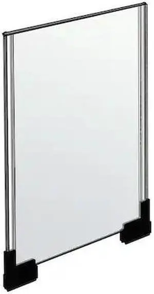AZAR DISPLAYS 109906 Two-Sided Large Acrylic Sign Holder W/ Magnetic Boots 11"