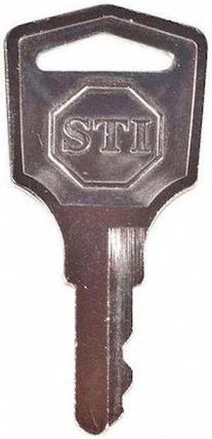 SAFETY TECHNOLOGY INTERNATIONAL KIT-H19030 Key,For Stopper II Series,1-5/8"
