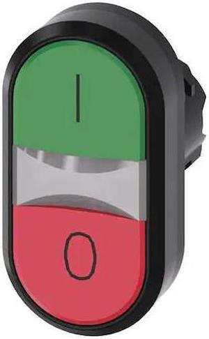 SIEMENS 3SU1001-3AB42-0AK0 Illuminated Multi-Head Operator, 22 mm, Round
