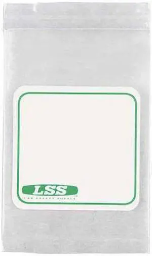 ZORO SELECT 24J932 Write-On Clear Sampling Bag,PK500 (Formerly Lab Safety