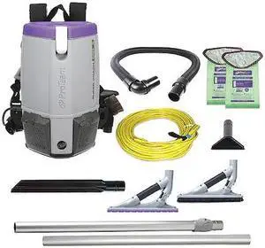 PROTEAM 107535 Super Coach Pro 6, 6 qt. Backpack Vacuum w/ ProBlade Hard