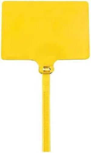 PARTNERS BRAND CTID86 Cable Tie, 9 in L, Blue, 120 lb Strength, 100 PK