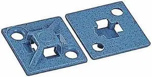 TY-RAP TC5344A-PDT Metal Detectable Cable Tie Mount, Polypropylene, Blue, 0.75