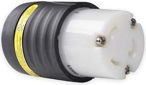 LEGRAND L530CGCM Locking Connector, L5-30R, 15 A, 125V AC, Three Phase, 2 Pole,
