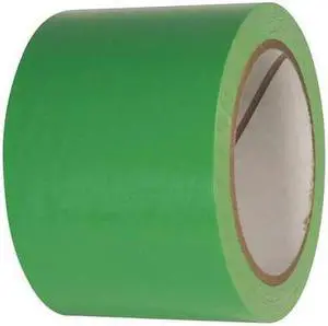 TC414 GREEN Floor Marking Tape, Roll, 3 in. W, PK2