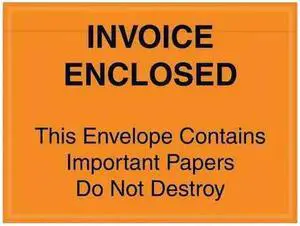 TAPE LOGIC PL416 Tape Logic "Important Papers Enclosed" Envelopes, 4 1/2" x 6",