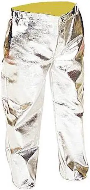 STEEL GRIP ATH410 Flame Resistant Pants, L 19 oz Aluminized Thermonol