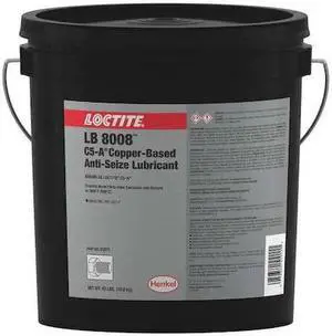 LOCTITE 234209 General Purpose Anti-Seize, Copper Base, 42 lb, Pail, LB 8008,