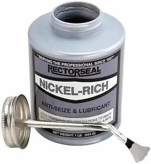 RECTORSEAL 73831 Anti Seize Compound,Nickel,16 oz.