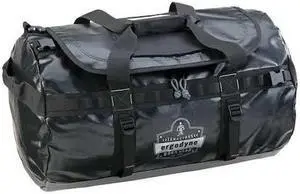 ARSENAL BY ERGODYNE GB5030L Duffel Bag, Water-Resistant Tarpaulin, Black, 2