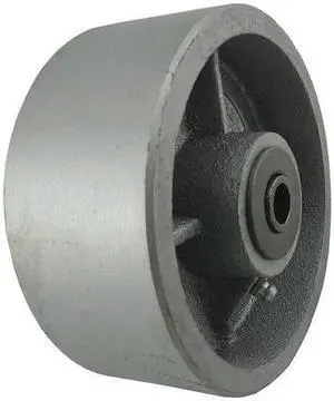 ZORO SELECT 26Y439 Caster Wheel,Cast Iron,5 in.,1300 lb.