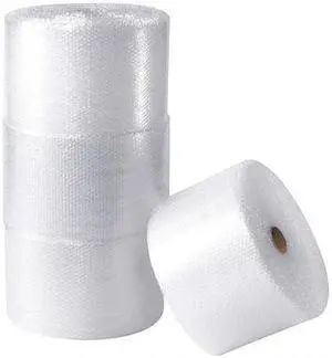PARTNERS BRAND BWUP12S12 UPSable Air Bubble Rolls, 1/2" x 12" x 125', Clear,