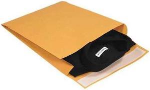 PARTNERS BRAND EN1075 Expandable Self-Seal Envelopes, 12" x 15" x 3", Kraft,