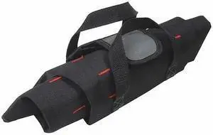 WESTWARD 32PJ46 Tool Pouch, Wrench Roll, Black, Polyester, 15 Pockets