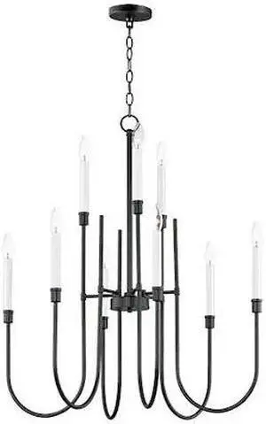 MAXIM LIGHTING 11289BK Tux 9-Light Chandelier MAXIM LIGHTING 11289BK Tux 9-Light Chandelier