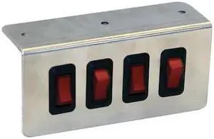 BUYERS PRODUCTS 6391004 Switch Panel,Aluminum