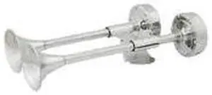 SEACHOICE 14623 14623 Compact Dual Trumpet Electric Horn 12V Stainless Steel