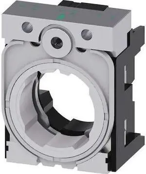 SIEMENS 3SU1550-0AA10-0AA0 Holder, 22 mm, Black/Silver