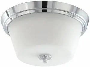 NUVO 60-4088 Bento 3-Light Flush Fixture with Satin White Glass