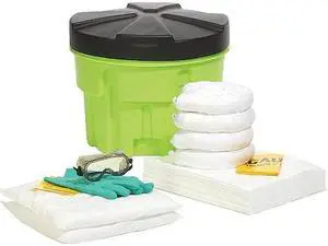 SPILLTECH SPKO-20-HV Spill Kit/Station,Drum,Oil-Based Liquids SPILLTECH SPKO-20-HV Spill Kit/Station,Drum,Oil-Based Liquids