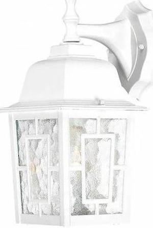 NUVO 60-4921 Banyan 1-Light 12 in. Outdoor Wall with Clear Water Glass
