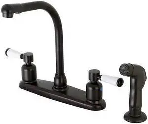 PARIS FB755DPLSP FB755DPLSP 8-Inch Centerset Kitchen Faucet with Sprayer