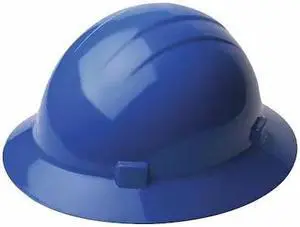 ERB SAFETY WEL20006BL Hard Hat, Americana 360(R), Polyethylene, 4 Point
