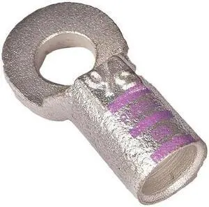 WESTWARD 23YZ46 Lug,3/0ga,3/8",Crimp/Solder,PK5
