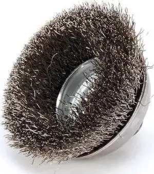 WEILER 93436 Crimped Wire Cup Wire Brush, 3-1/2"