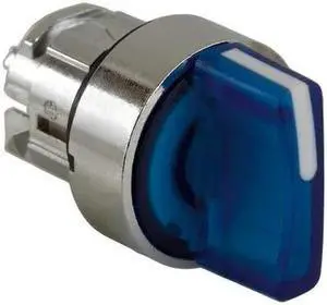SCHNEIDER ELECTRIC ZB4BK1563 Illum Selector Switch,3 Pos,22mm,Blue