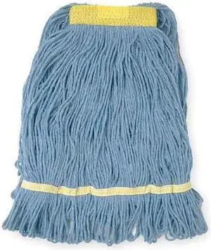 TOUGH GUY 1TYT3 1 in String Wet Mop, 12 oz Dry Wt, Slide On Connection,