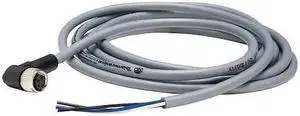 TELEMECANIQUE SENSORS XZCPV1041L5 Cordset,16.4 ft.,Gray,250VAC/300VDC