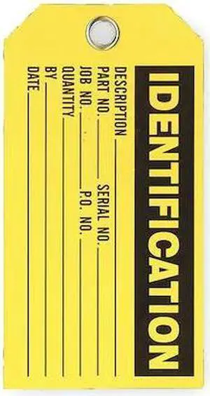 ZORO SELECT 2RMV1 Production Status Tag, Cleaning and Maintenance, Polyester, 3