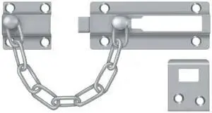 DELTANA CDG35U26D Door Guard, Chain / Doorbolt Satin Chrome