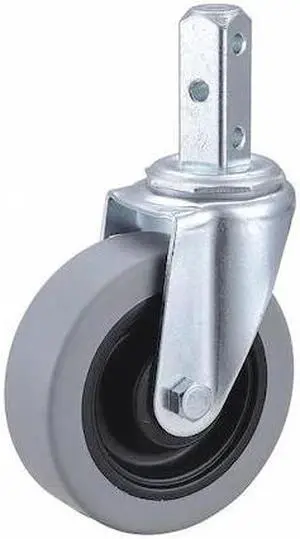 ZORO SELECT 32J899 Swivel Stem Caster,Polyurthn,4 in,275 lb