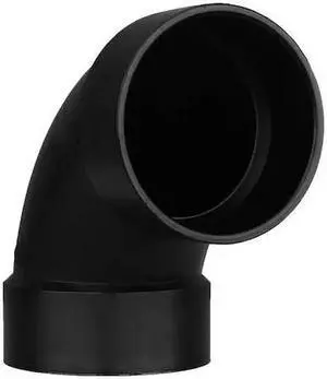 ZORO SELECT 1WHZ5 90 Deg Elbow,4 In Hub