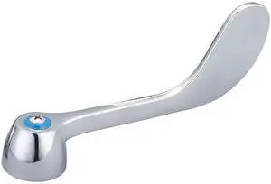 CENTRAL BRASS G-4149-C Wrist Handle (6") With Blue Index Ring And Screw-Cold,